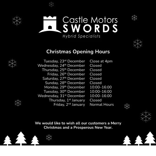 Christmas Opening Hours